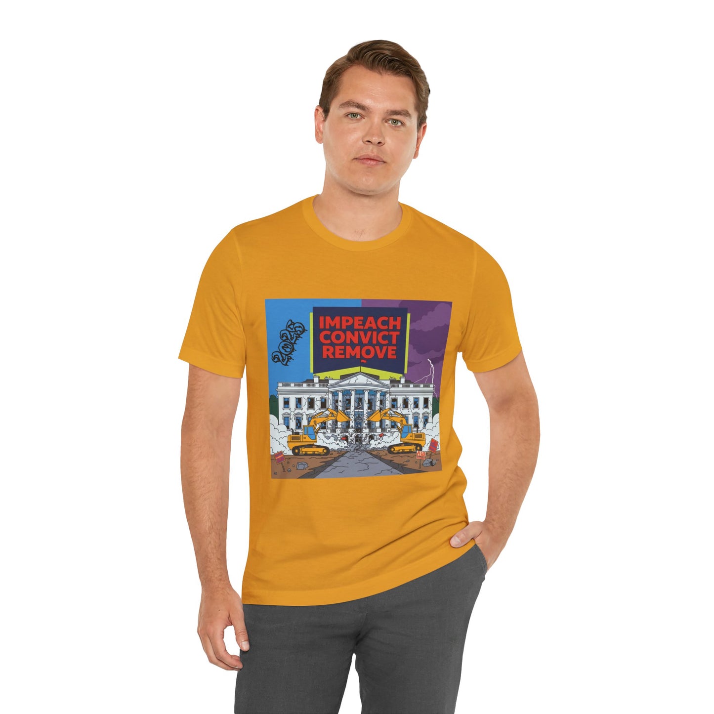 Impeach Convict Remove White House Protest Tee