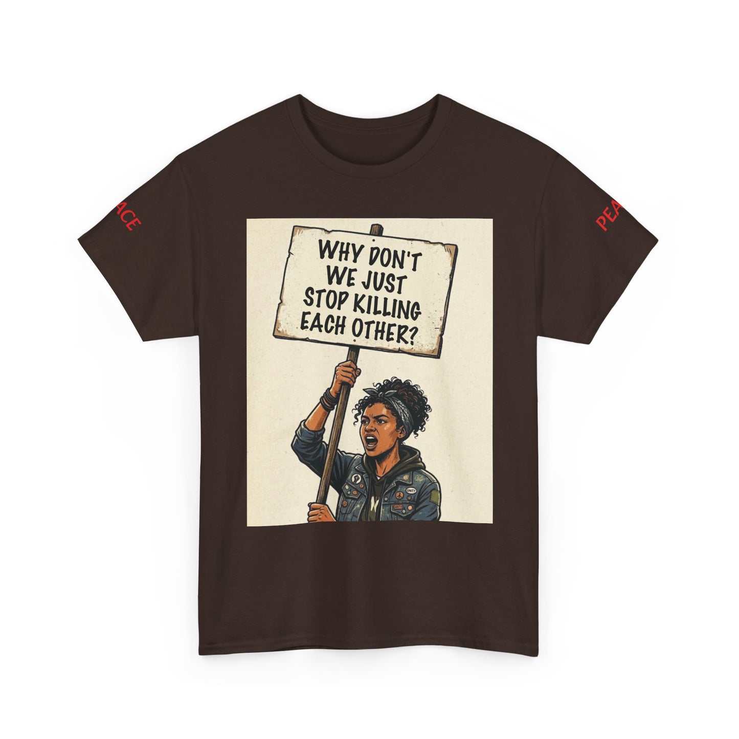 Graphic Tee — "CHOOSE PEACE" Shirt