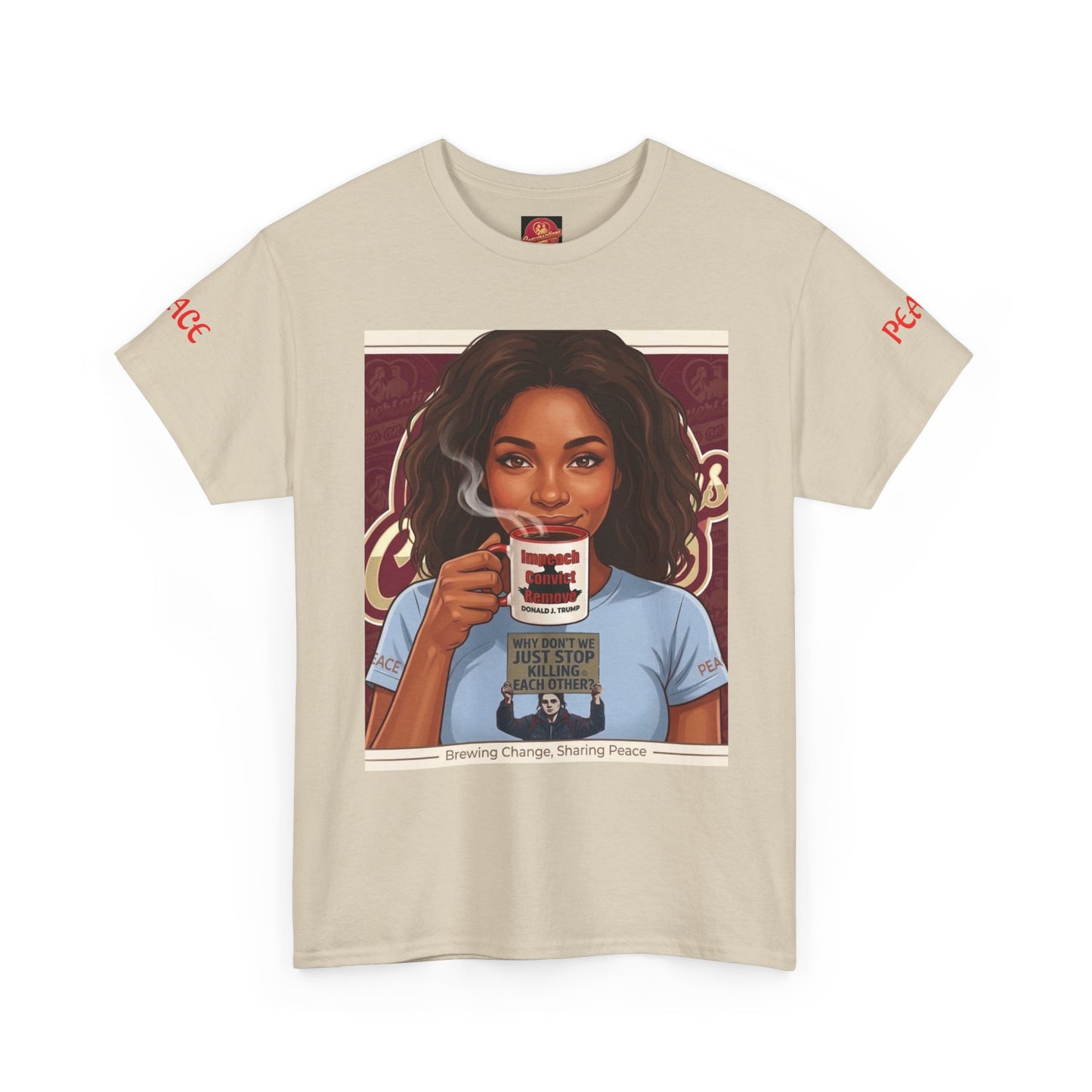 Coffee Lover Tee  "Sharing Change, Sharing Hope"