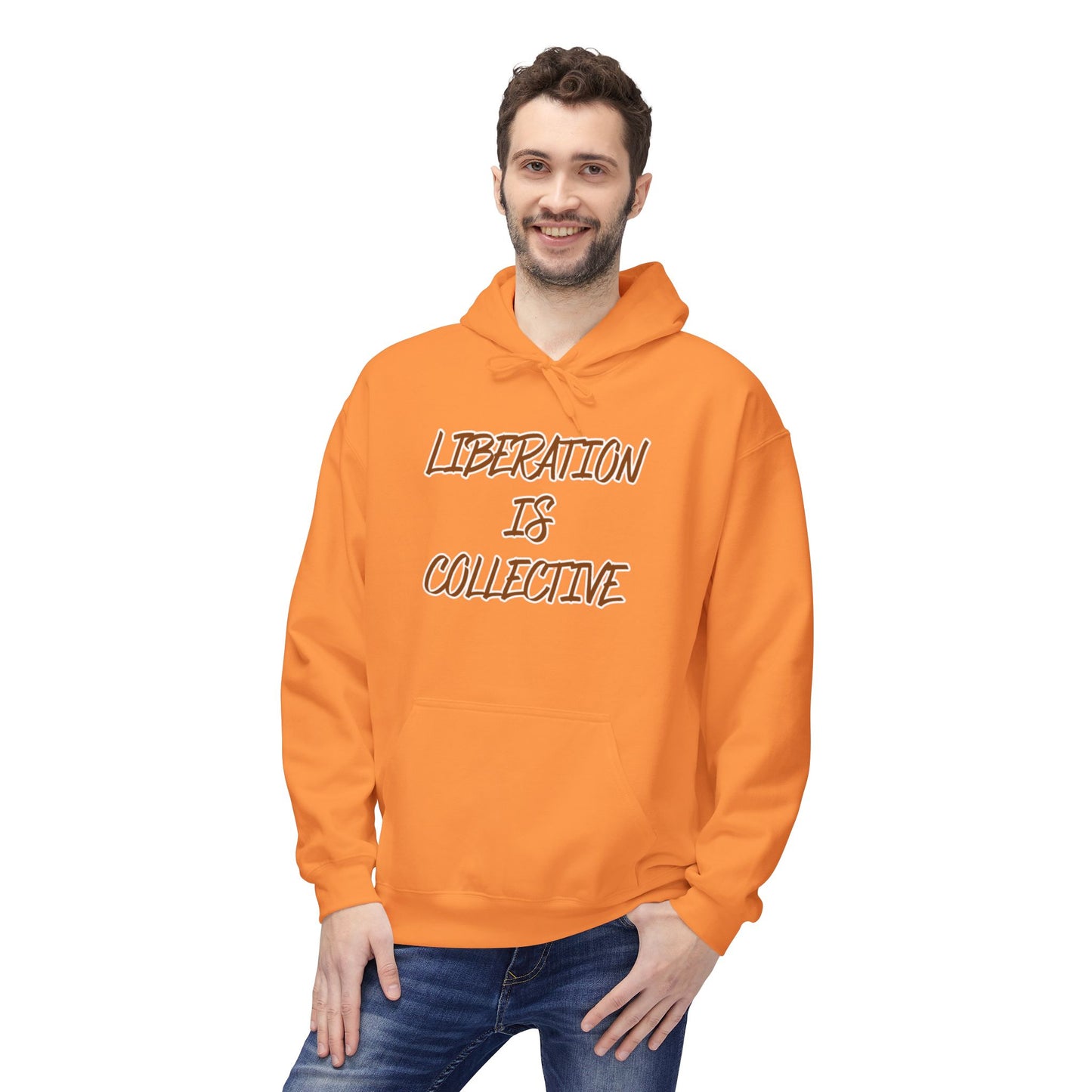 Liberation Is Collective Hoodie — Sunrise Solidarity Graphic Hoodie