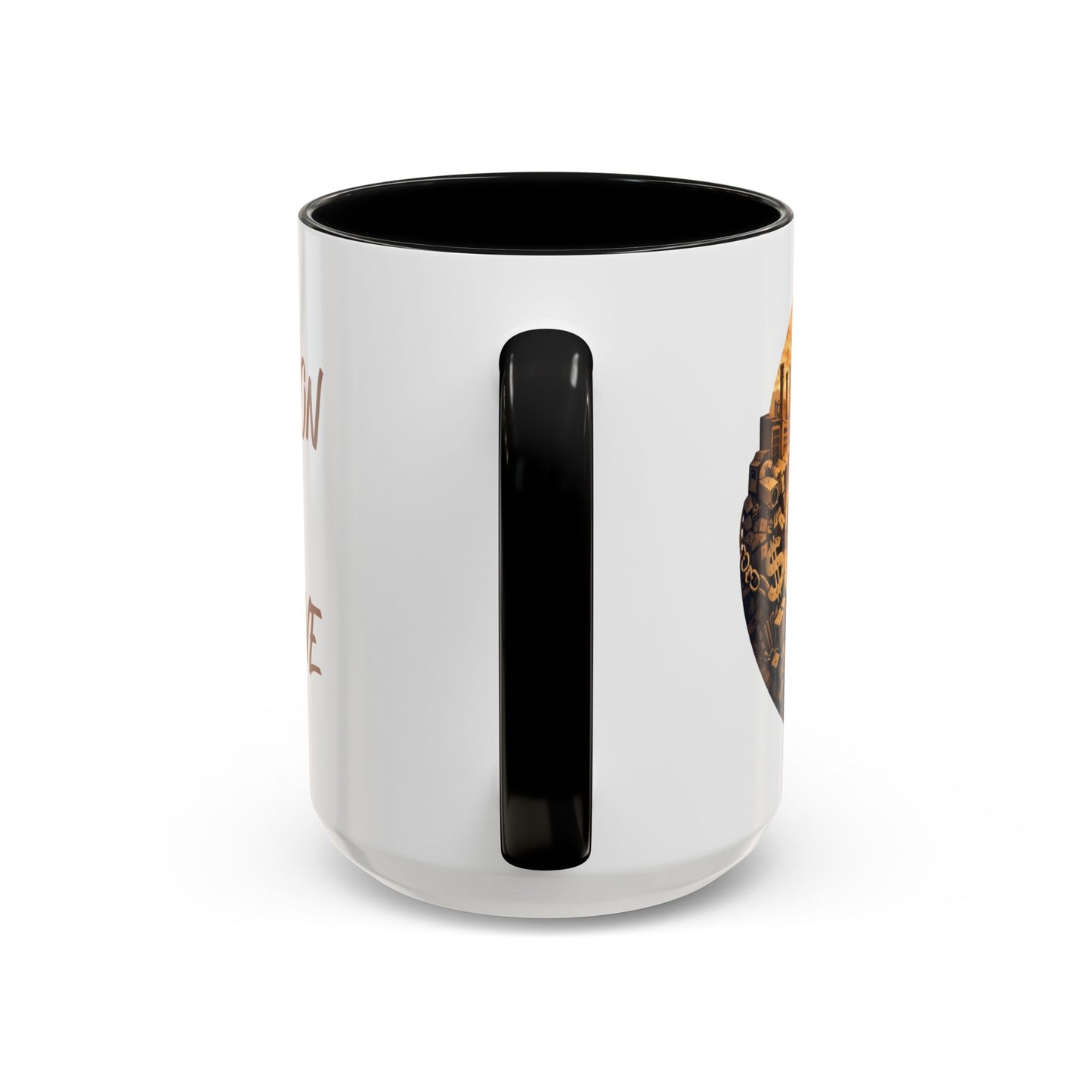 Liberation Is Collective Accent Coffee Mug - Black Handle 11/15oz
