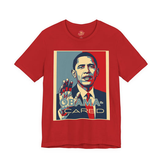 'Obama Cared' Vintage Style T-Shirt