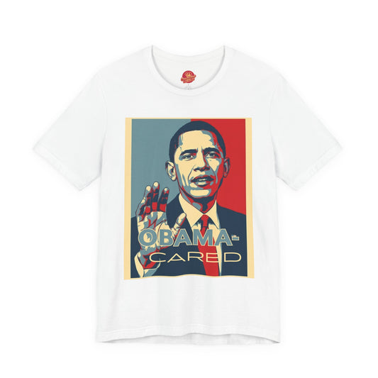 Vintage style Obama campaign t-shirt with tri-color graphic
