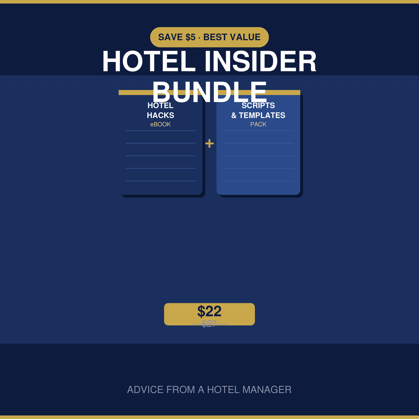 The Hotel Insider Bundle — Scripts Pack + Hotel Hacks eBook